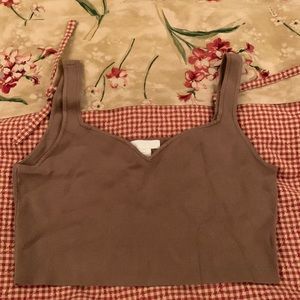 H&M cropped tank top
